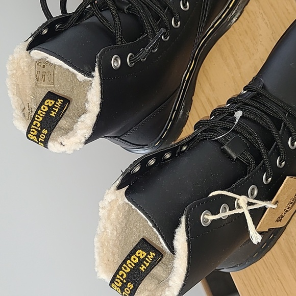 Doc Martens Sherpa Lined Boots - Picture 3 of 7